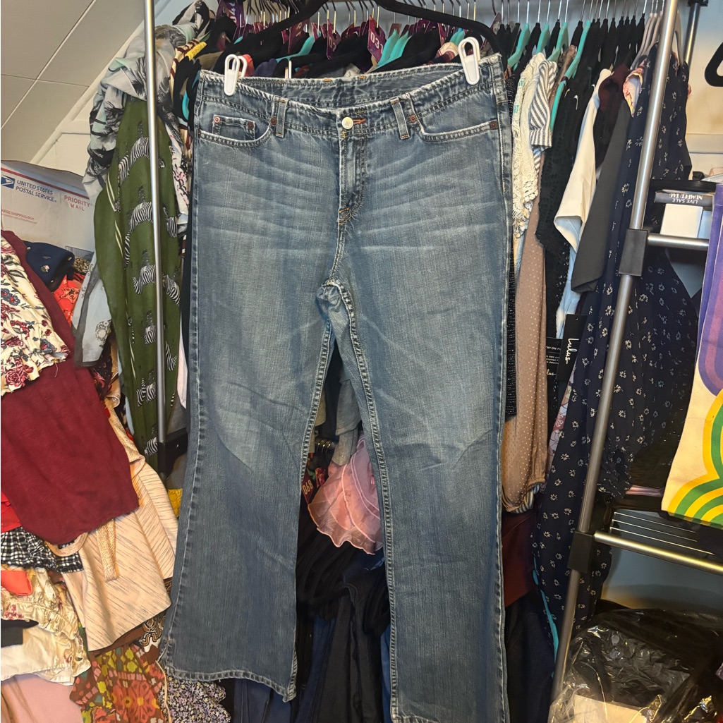 Lucky Brand Dungarees Blue Straight Leg Denim